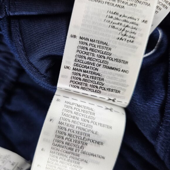 Adidas Adibreak Breakaway Snap Button Sides Track Pants Mens Small Navy IM8220 - Picture 6 of 10